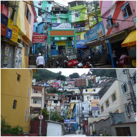 Santa Marta ist bekannt für die bunten Häuschen