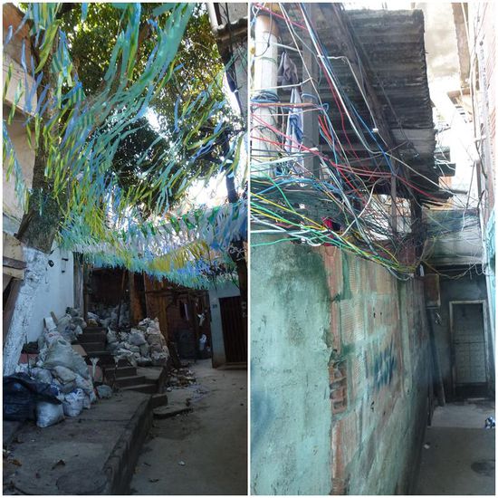 Es wird geschmückt, ob mit Girlanden oder Stromkabeln.
Die WM steht vor der Tür... 