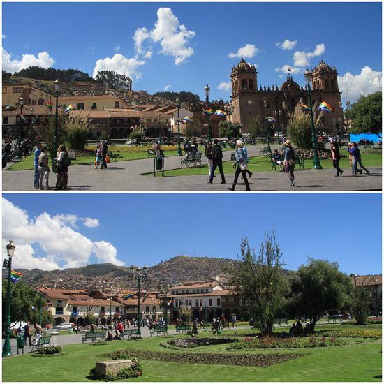 Schöner Platz bei schönem Wetter
