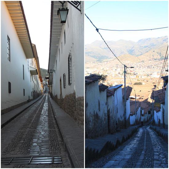 Blickwinkel von Unten und dann von Oben