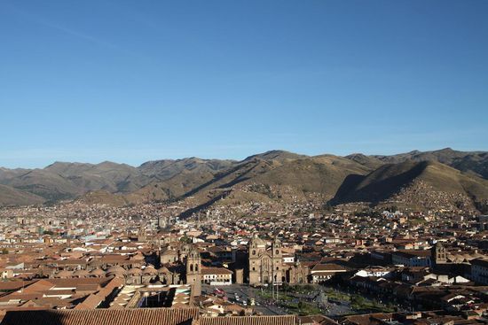 Die Anstrengungen wurden mit einem tollen Blick auf Cusco belohnt.