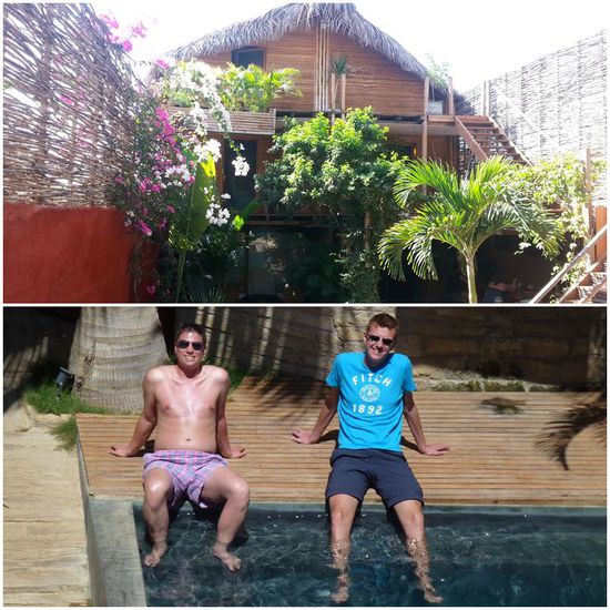 Die obere "Etage" gehörte komplett uns und wir hatten dort ein Zimmer mit 100 m2 und dazugehörigem Balkon und Terrasse. Es war die perfekte Unterkunft für eine chillige Woche.