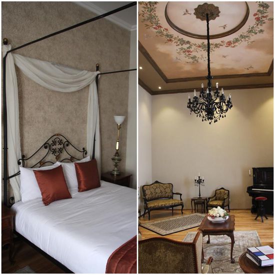 Himmelbett und unser Vorraum, glaubt man gar net - iss aber so... 