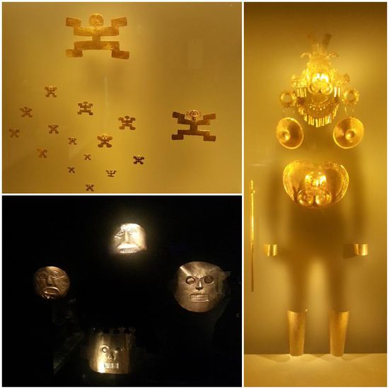 Goldmuseum: hier dreht sich neben Gold auch viel um die Schamane.