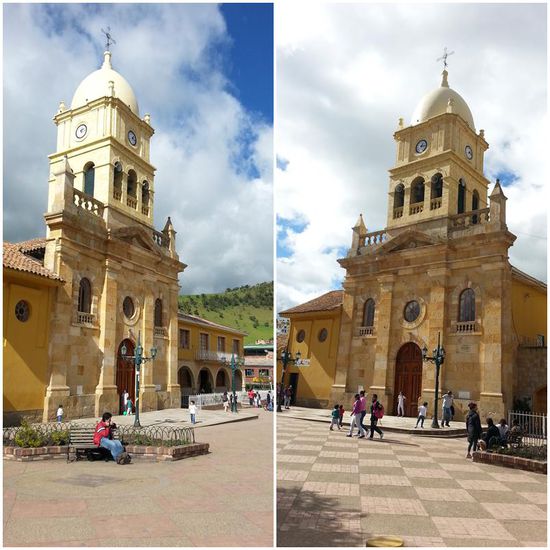 Verschlafene Orte - aber immer mit schöner Kirche.