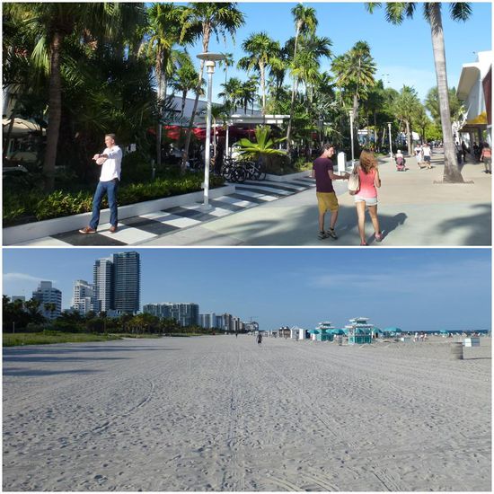 Flaniermeile und Stadtstrand