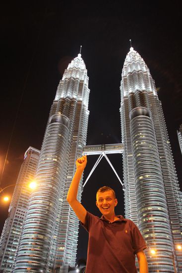 Es sieht aus, als sei das Bild vor einer Tapete entstanden, ich weiß... Aber wir waren wirklich dort... 