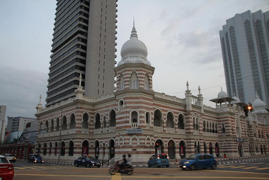 Am Independence Square - hier wurde 1957 zum ersten Mal die malaiische Nationalflagge gehisst.