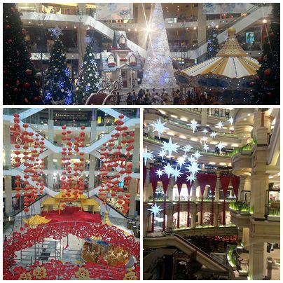 Wer mag kann in einer der vielen Malls shoppen bis zum Umfallen.