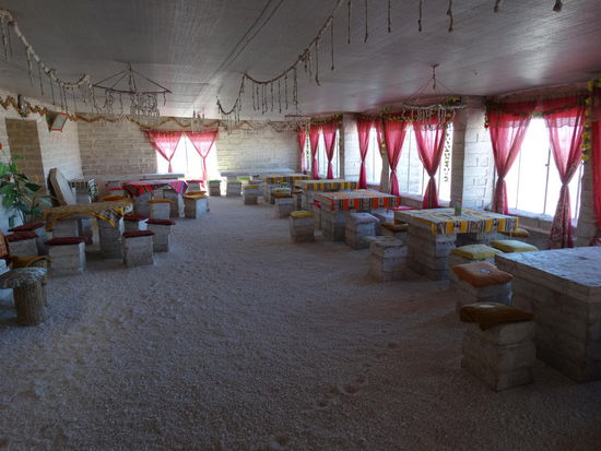 Das Wohnzimmer im Salzhotel