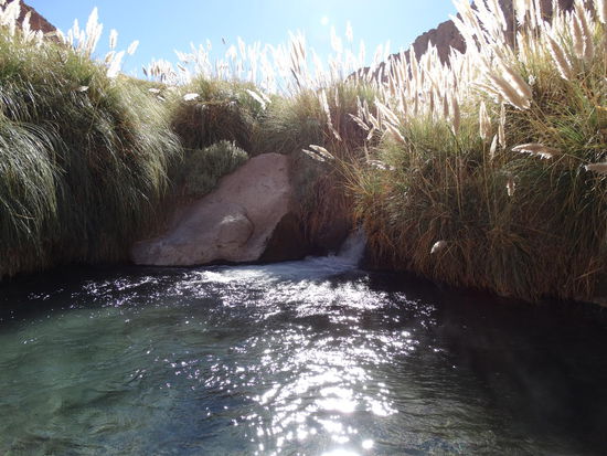 eine der Badegumpen in Puritama