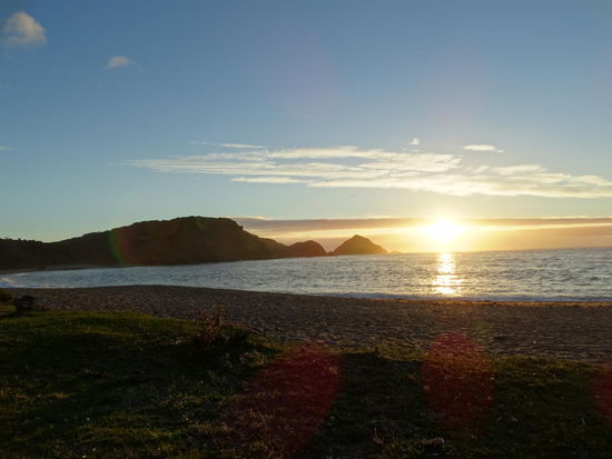 ColeCole mit Sonnenuntergang