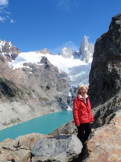 Türkisfarbener Gletschersee!