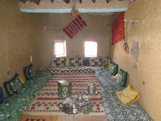 Hier werden die Gäste empfangen, durch einen separaten Eingang!