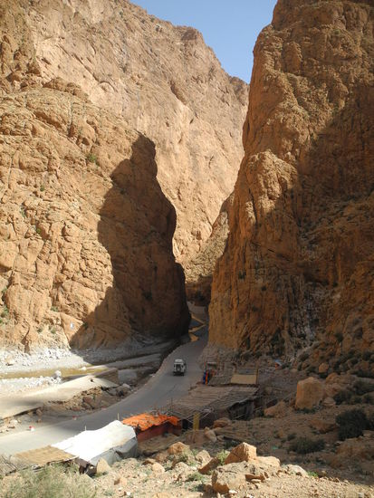 Jetzt sind schon die Händler da, im Moment ist es noch sehr ruhig und keine Saison.