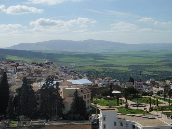 Die Ausgrabungsstätten der römischen Stadt Volubilis liegen nur 2,5 km von Moulay Idriss entfernt.