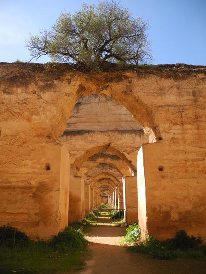 Die Getreidespeicher.