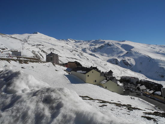 Vom 3398 m hohen Veleta kommen wir zur Olympia Abfahrt.