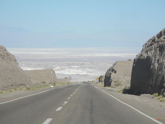 Fahrt von Calama nach San Pedro de Atacama
