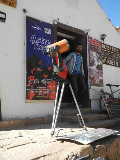 Leider haben wir zur Zeit Vollmond, so dass es keinen Sinn macht, 
an einer Astro Tour teilzunehmen.