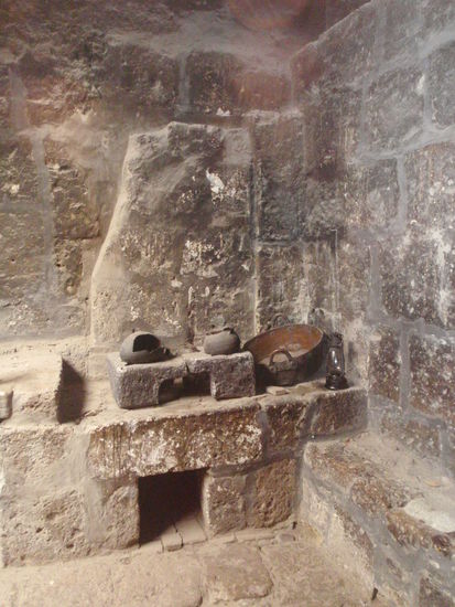 Eine der vielen Kochgelegenheiten.