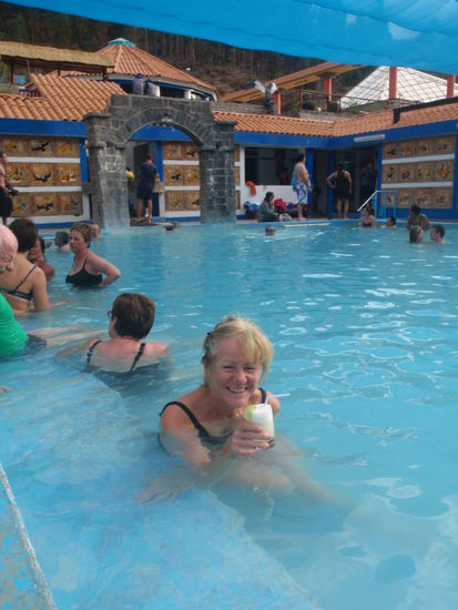 Bei einem Pisco sour - Prost!