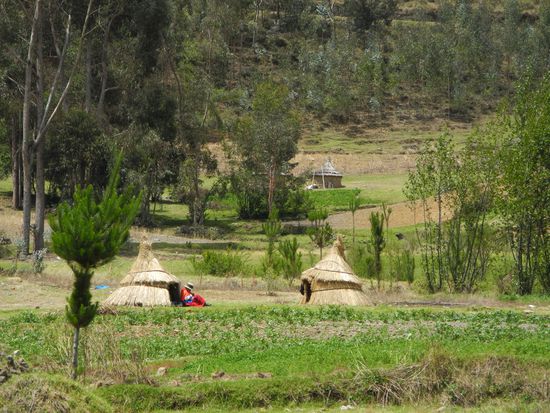 Kaum zu glauben, aber einzelne Einheimische wohnen noch wie früher.