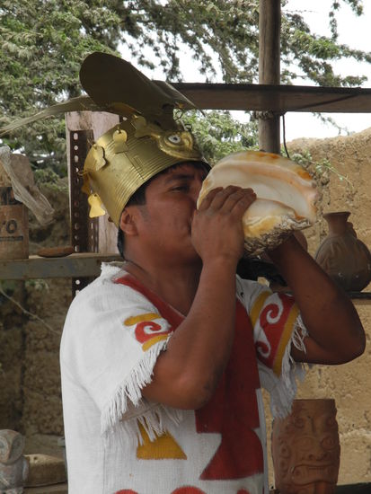 Die Muscheln dienten als Horn um Nachrichten zu übermitteln.
