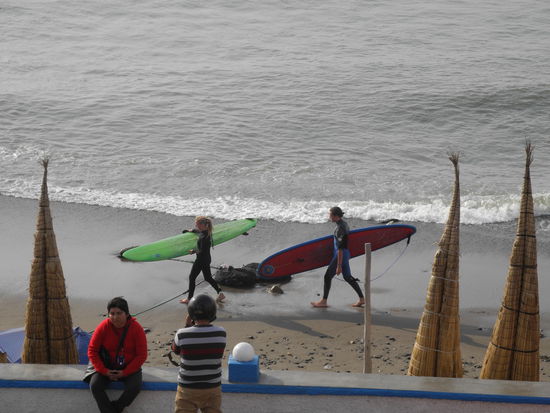 Nach der Ankunft ging es schnell wieder zurück zum Startplatz.