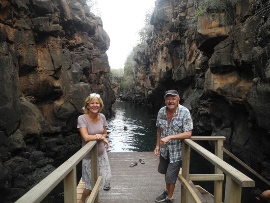 An unserem letzten Tag auf Galapagos besuchen wir noch Las Grietas, hier darf man ohne Guide wandern.
