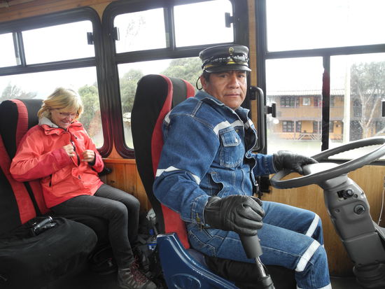 Wir haben den besten Platz bekommen.