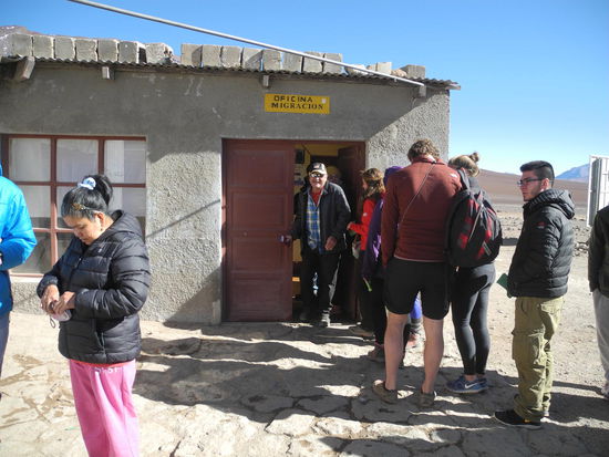 Grenzposten in Bolivien.