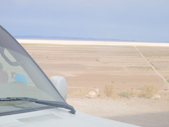 Endlich in Sicht, der Salar de Uyuni.