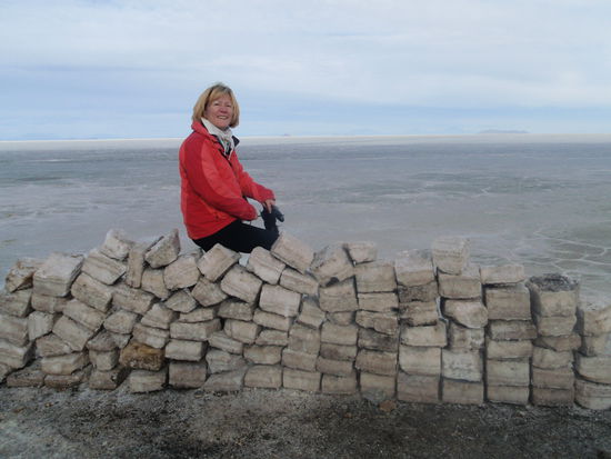 Steine aus Salz, diese werden zum Hausbau verwendet.