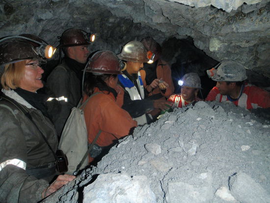 Sackgasse - hier geht es nicht mehr weiter - die Lore hat Vorrang.