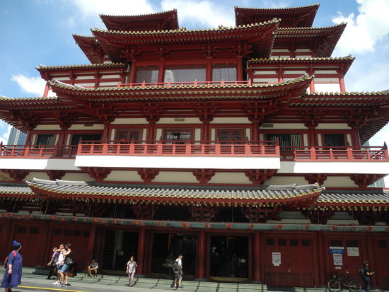 Der Tempel für den Zahn Buddhas.
