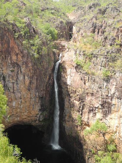 Wir fahren weiter zu den Tolmer Falls, diese können nur von oben betrachtet werden oder mit einer geführten Tour.