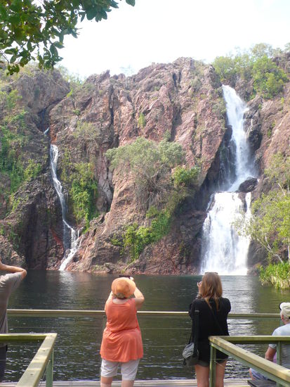 Wangi Falls, hier ist das Baden verboten, angeblich wegen Krokodilen.