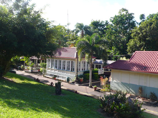 Der restaurierte Bahnhof sieht  aus wie in den alten Zeiten.