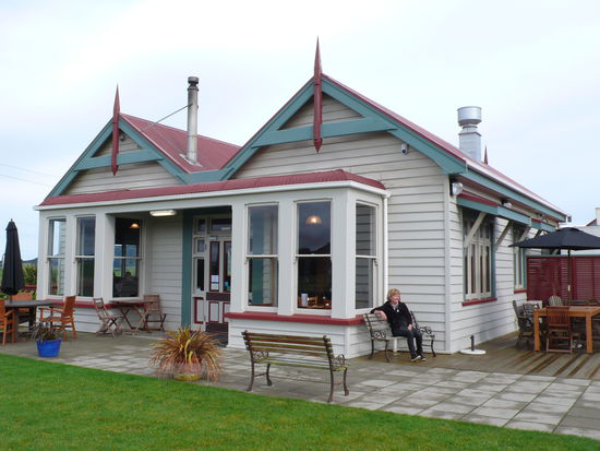 Kaffeepause an der Gemstone Beach, hier gab es die besten Kuchen!