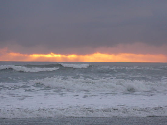 Abendstimmung in der Nähe unseres Campgrounds.