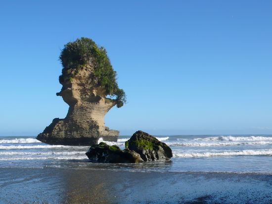 Bizarre Felsformationen.