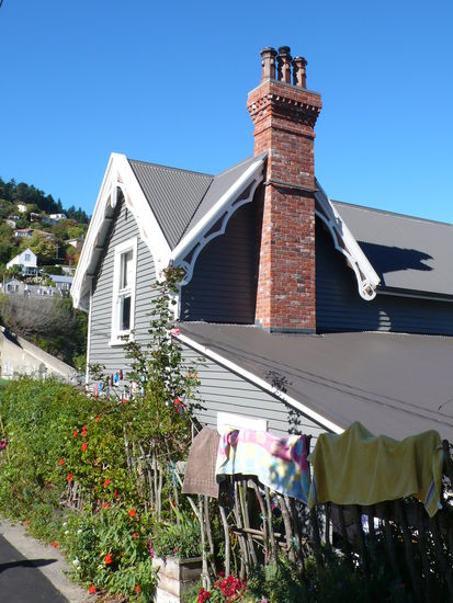 Wir besuchen noch den ursprünglichen Stadtteil Lyttelton.
