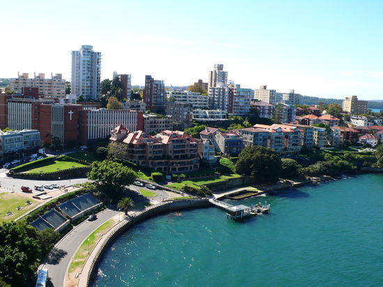 Stadtteil Kirribilli, hier waren Gerhard und Dietl bei der Segelparade 1988.