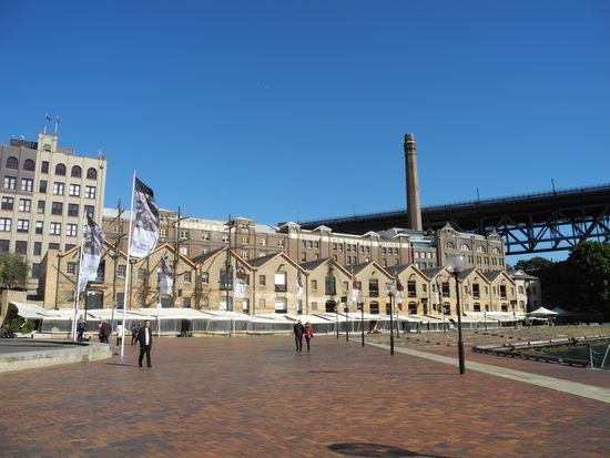 Hier kamen die ersten Siedler an, damals war das nicht so nobel.