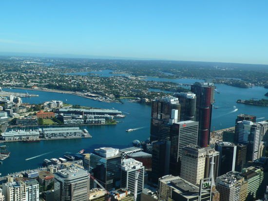 Wir genießen eine herrliche Rundumsicht mit Weitblick.