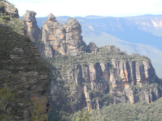 Die Hauptattraktion  "Three Sisters" , hier herrscht Riesenandrang.