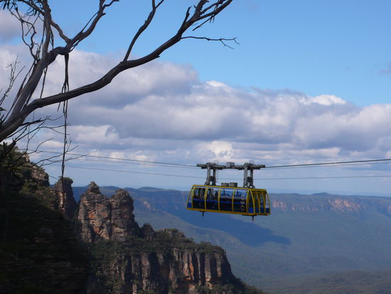 Die Scenic Skyway verbindet zwei Anhöhen miteinander.