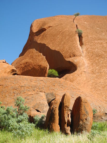 Zu Fuß ist es viel interessanter den Berg von allen Seiten zu erleben.