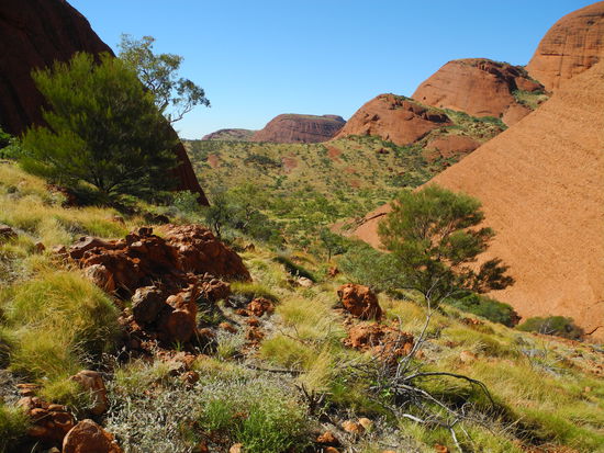 Wir gehen den 7 km Rundwanderweg durch das Valley of the Winds.
